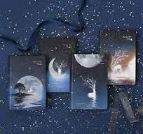 A5 Luminous Paper Notebooks, Rectangle Glow in the Dark Notebook, with  Color Printing Inner Page & Rope Bookmarks, for Diary, Notes and Alumni  Book, ...