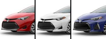 what are the 2019 toyota corolla exterior paint color options