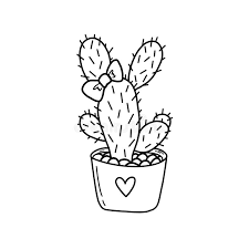 For trendy scrapbooking and invitation designs. Cactus Pot Black White Stock Illustrations 2 881 Cactus Pot Black White Stock Illustrations Vectors Clipart Dreamstime