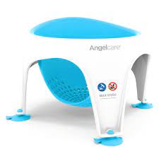 Angelcare blue baby bath baby bath tubs Angelcare Soft Touch Bath Seat Aqua