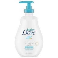 Bubble bath made with naturally derived botanicals and essential oils makes bathtime fun. Baby Dove Tip To Toe Wash And Shampoo Rich Moisture 13 Oz Walmart Com Baby Body Wash Baby Wash Best Baby Bath Products