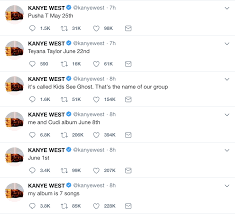 Kanye west performs for the twitter staff. Kanye West Returns To Twitter Assumes New Role As Motivational