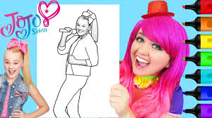 Kids will love to play with this costume as. How To Color Jojo Siwa Singing Glitter Markers Youtube