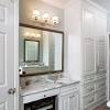 Its wide 54 design is made from solid poplar wood in a neutral finish, and its surface is crafted from engineered. 1