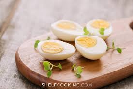 I've seen lots of advice on boiling eggs in the microwave from not doing it at all to poking a hole in the bottom of each egg with a thumbtack before boiling to prevent eggs exploding. How To Make Hard Boiled Eggs Four Different Ways Shelf Cooking