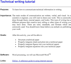 Not only do technical writers have a responsibility to report accurate information, they also have a responsibility to credit accurate sources of information. Technical Writing Tutorial Pdf Free Download