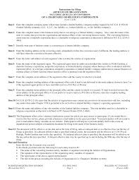 Https Www Sosnc Gov Documents Forms Business Registration Limited Liability Companies Articles Of Organization Conversion Nonprofit Pdf