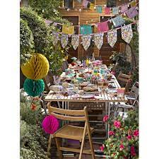 guirlande fanions liberty summer party decorations bbq party decorations garden party decorations