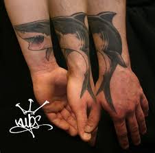 This preferable mostly to kids also, girls like to try this design, but the boys always select this design to. Shark Tattoo By Kups Tattoonow