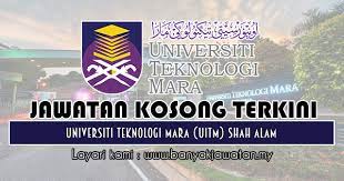 Sekiranya anda merasakan laman kerja ini banyak membantu dan memberikan manfaat kepada semua, mohon supaya anda like dan share kami pada button di bawah. Jawatan Kosong Di Universiti Teknologi Mara Uitm Shah Alam 28 November 2018