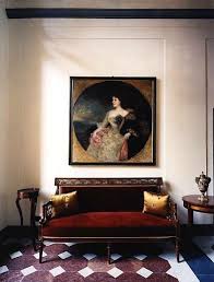 Mauve Tiles Wine Colored Sofa Pink Walls Portrait Luxury Hotel Design Hospital Interior Design Hotel Interior Design