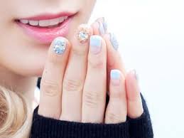 Taeyeon Inspired Nailart Korean Nail Art Korean Nails Idol Nails