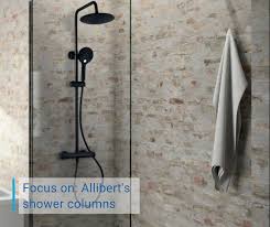 This useful handicap bar comes with two holder that includes the hardware and template for easy installation finished in the brushed nickel, it will enhance the elegant look for your bathroom. Focus On Allibert S Shower Columns Bathroom Ideas