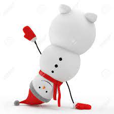 Der schneemann auf der straße. Lustiger Schneemann Steht Auf Dem Kopf Auf Weissem Hintergrund Lizenzfreie Fotos Bilder Und Stock Fotografie Image 23540024