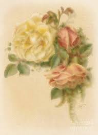 The vintage rose painting that almost didn't make it. Vintage Roses Painting By Cheryl Butler