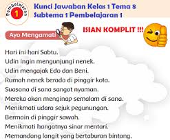 Maybe you would like to learn more about one of these? Terbaru Kunci Jawaban Kelas 1 Tema 8 Subtema 1 Pembelajaran 1 Jawaban Tematik Siswa