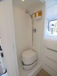 Building A Wet Bath And Shower Into Promaster Diy Camper Van Diy Camper Camper Bathroom Diy Camper Trailer