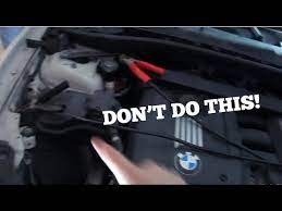 The terminal is located on the passenger side of the car, near the firewall. How To Jump Start A Bmw 1 3 Series Youtube