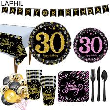 30 awesome happy 25th birthday quotes and wishes. Mobel Wohnen 30th Birthday Party Women Female Pink Tableware Plate Cup Napkin Banner Bunting Partydekoration Avacapitalgroup Com