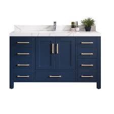 Andover 48 inch single bathroom vanity in white, no countertop, no sink, 44 inch mirror. Willow Collections 36 X 22 Malibu Right Offset Sink Bathroom Vanity With 2 In Quartz Overstock 33394511