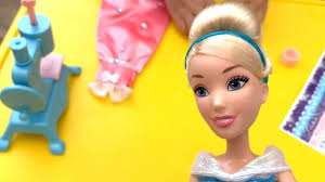 Disney Princess Cinderella Stamp and Design Studio Barbie with Smile with  Cici!