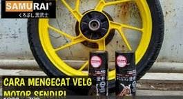 Harga dijamin murah, bersertifikasi sni, jwl & via aman digunakan, beli disini Cara Yang Benar Mengecat Velg Motor Dengan Samurai Paint Suryadidik Com