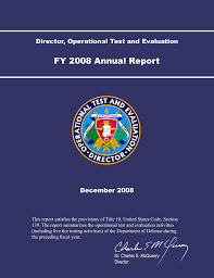 Fy 2008 Annual Report Director Operational Test And