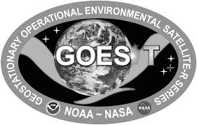 White and black satellite, nasa, space, space shuttle, earth. Goes T Logos