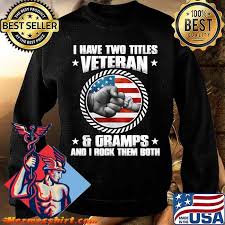 The only fact that might surprise you? I Have Two Titles Veteran And Gramps Father S Day Usa Flag T Shirt Hermesshirt