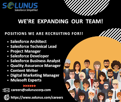 Climb Up The Career Ladder With Solunus We Have Exciting Open Positions Salesforce Experts Dig Digital Marketing Manager Business Analyst Digital Marketing