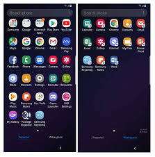 Unified app catalog vmware workspace one provides access to saas, cloud, native and windows apps through a single catalog. Knox Workspace 3 2 1 New Tab Based Ui In Android P Samsung Knox