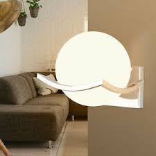 40w Led Wall Light Modern Sconce Spherical Living Room Bedroom Fixture Uk Ebay