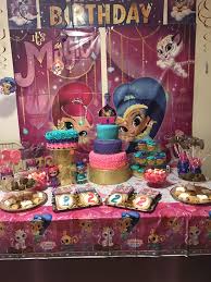 5th Birthday Theme Ideas For Boy Shimmer Shine Birthday Party Baby Birthday Party Girl Kids Birthday Themes Shopkins Birthday Party