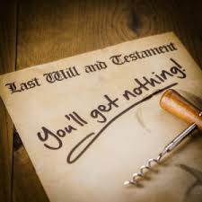 So we have to edit the unwanted people out of the picture. Cutting Someone Out Of Your Will