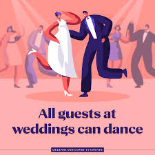 (with the exception of 11 south east queensland local government areas (lgas) subject to lockdown) Queensland Health Covid 19 Restrictions Have Now Eased Up To 200 Can Now Attend Weddings All Of Whom Can Get Their Boogie On Both Indoors And Outdoors What S Your Favourite Song To