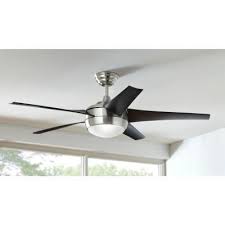 Home Decorators Collection Windward Iv 52 In Brushed Nickel Ceiling Fan 26663 The Home Dep Ceiling Fan Brushed Nickel Ceiling Fan Home Decorators Collection