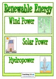 Renewable Energy Poster Renewable Energy Projects Renewable Energy Energy Projects