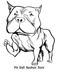 American staffordshire terrier coloring page from dogs category. How To Make Sketch Of Pitbull Coloring Page Coloring Sky