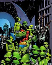 — it is not effectively black latex body paint, it is body paint , something that was not spelled out (and was a plot twist) until after this entry was added. Green Martians Dc Database Fandom