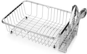 Olduğunu endüstriyel kaynak robotları fabrika. Buy Sturdy 304 Stainless Steel Utensil Drying Rack Basket Holder With Hooks 3 Divided Compartments Rust Proof No Drilling Online In Vietnam B07kwrcxp5