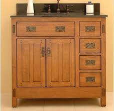 By ordering the cabinet only, you are able to personalize each component to the design of your bathroom. American Craftsman 36 Oak Wood Vanity Cabinet Only Traditional Bathroom Vanity Traditional Bathroom Rustic Bathroom Vanities