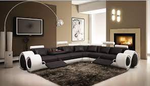 Canapes Pour Le Salon En Cuir Canape D Angle Canape En Cuir Inclinable Ensemble Avec Leather Corner Sofa Sectional Sofa With Recliner Modern Leather Sectional