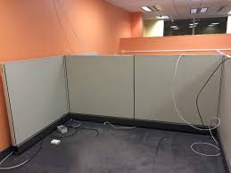 It can be difficult to choose the right brand of used cubicle. Herman Miller Action Office Series Wall Partition Cubicle Wall Panels Modular 3 Panels L Shape Privacy Dividers Steel Washable Super Pre Owned Condition No Dents Etc Jireh Trading Company Community Benefit