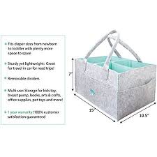 Baby shower gift baskets are wonderful for the new mom and baby. Baby Diaper Caddy Organizer Baby Shower Gift Basket For Boys Girls Diaper Tote Bag Nursery Storage Bin For Changing Table Newborn Registry Must Haves Portable Car Travel Organizer Blue Walmart Canada