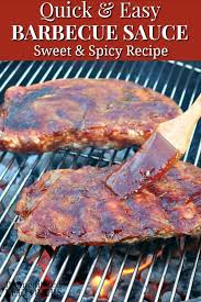 Let cool for a few minutes before transferring to an airtight container and refrigerating until needed. Homemade Barbecue Sauce Recipe A Sweet Spicy Bbq Sauce