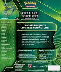 Pokemon Individual Cards Pokemon Battle Arena Deck Rayquaza Gx Toys Hobbies