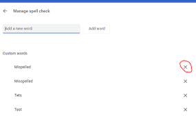 Is There A Way To Remove A Word From Chrome S Spell Check Dictionary Quora