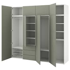 Platsa Kleiderschrank M 9 Turen 3schubl Weiss Klubbukt Graugrun Ikea Schweiz In 2021 Ikea Kleiderschrank Kleiderschrank Schrank
