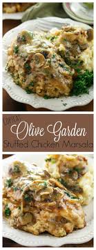 Make This Classic Olive Garden Meal From The Comfort Of Your Home With A Savory Stuffed Chicken Marsala Recipe Straight From The Re Fooooodgasm Rezep