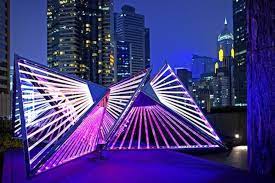 Hong Kong S Urban Cityscape Informs This Abstract Interactive Sculpture Interactive Architecture Public Space Design Cityscape